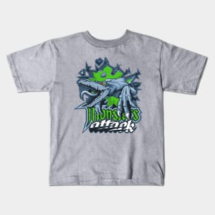 Lizard monster attack Kids T-Shirt